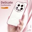 Xiaomi 14 Ultra Transparent Plating Fine Hole Phone Case - 5
