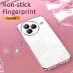 Xiaomi Civi 5 Pro Silver Transparent Plating Fine Hole Phone Case - 5