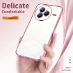 Xiaomi Civi 5 Pro Silver Transparent Plating Fine Hole Phone Case - 6