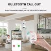 DP44 White Motion Tracking Night Vision Smart Camera with Voice Intercom - 7