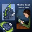 iPad Pro 13 2024 Silicone Hybrid Case - Navy Yellow Green Robot Design - 6