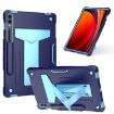 Samsung Galaxy Tab S9 FE+/S9+ T Holder Silicone Hybrid Case Navy Blue - 1