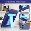 Samsung Galaxy Tab S9 FE+/S9+ T Holder Silicone Hybrid Case Navy Blue - 3