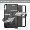 Samsung Galaxy Tab S9 FE+/S9+ T Holder Silicone Hybrid Case Black - 2