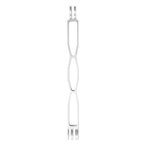Aluminium Extension Arm 20cm Hollow Grip Extender - Silver - 1