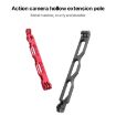 Aluminium Extension Arm 20cm Hollow Grip Extender - Silver - 4