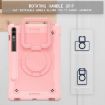 Samsung Galaxy Tab S9 FE+/S9+ Rose Gold Handle Robot Silicone Case - 2