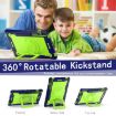 Samsung Galaxy Tab S9 FE+/S9+ Robot Silicone Hybrid Case - Navy/Yellow/Green - 6