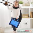 Samsung Galaxy Tab S9 FE+/S9+ Navy Blue Handle Robot Silicone Case - 7