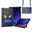 Samsung Galaxy Tab S9 FE+/S9+ Spider Silicone Hybrid Case - Back Blue - 1