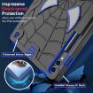 Samsung Galaxy Tab S9 FE+/S9+ Spider Silicone Hybrid Case - Back Blue - 4