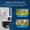 QX86 Motion Tracking Night Vision Smart Camera with Voice Intercom, US Plug - 4