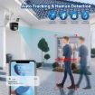QX86 Motion Tracking Night Vision Smart Camera with Voice Intercom, US Plug - 7