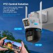 QX86 Motion Tracking Night Vision Smart Camera with Voice Intercom, AU Plug - 5