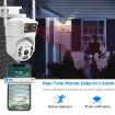 QX106 2MP Outdoor Waterproof WiFi Dual Lens Surveillance Camera US Plug - 5
