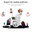 QX106 2MP Outdoor Waterproof WiFi Dual Lens Surveillance Camera US Plug - 7