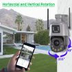 QX109 Dual Lens Smart HD Dome WiFi Camera - AU Plug - 7