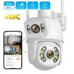 QX95 6MP WiFi Dual Camera with Two-way Intercom & AI Recognition UK Plug - 2