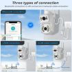 QX95 6MP WiFi Dual Camera with Two-way Intercom & AI Recognition UK Plug - 4