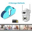 QX95 6MP WiFi Dual Camera with Two-way Intercom & AI Recognition UK Plug - 9