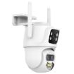 QX102 3MP WiFi Triple Camera with Two-way Intercom & Night Vision (EU Plug) - 3