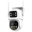 QX104 3MP WiFi Triple Camera with Face Recognition & AI Alarm (EU Plug) - 1
