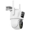 QX104 3MP WiFi Triple Camera with Face Recognition & AI Alarm (EU Plug) - 3