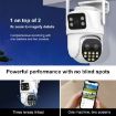 QX104 3MP WiFi Triple Camera with Face Recognition & AI Alarm (AU Plug) - 6
