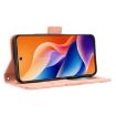 TCL 605/60 SE Pink Leather Phone Case with Card Slots - Calf Texture - 7