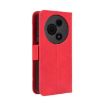 TCL 605/60 SE Red Leather Phone Case with Card Slots - Calf Texture - 3