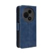 TCL 605/60 SE Blue Leather Phone Case with Card Slots - Calf Texture - 3