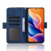 TCL 605/60 SE Blue Leather Phone Case with Card Slots - Calf Texture - 6