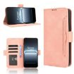 OnePlus Ace 5 Ultra 5G Pink Leather Phone Case with Card Slots - 1