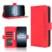 OnePlus Ace 5 Ultra 5G Red Leather Case with Card Slots - Calf Texture - 1