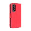 OnePlus Ace 5 Ultra 5G Red Leather Case with Card Slots - Calf Texture - 3