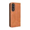 OnePlus Ace 5 Ultra 5G Brown Leather Magnetic Buckle Phone Case Retro - 3