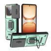 Vivo iQOO Z10 Turbo 5G Green Shockproof Case with Holder - Camshield TPU+PC - 1