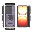 Vivo iQOO Z10 Turbo 5G Shockproof Case with Holder - Purple - 3
