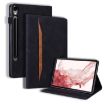 Samsung Galaxy Tab S9+/S8+/S7+ Shockproof Leather Case - Black - 1