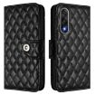 OnePlus Ace 5 Ultra Rhombic Texture Flip Leather Case with Lanyard - 2
