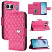 OnePlus Nord 4 5G Rhombic Texture Flip Leather Case with Lanyard - 1