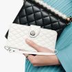 OPPO A5/A3 Pro 5G Rhombic Texture Flip Leather Case with Lanyard White - 8