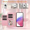 OPPO A5/A3 Pro 5G Pink Rhombic Texture Flip Leather Case with Lanyard - 3