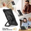Samsung Galaxy Tab A8 10.5 2021 Black Silicone Hybrid Tablet Case - 2