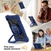 Samsung Galaxy Tab A7 Lite 2021 Navy Black Silicone Hybrid Case - 2