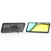 Realme C67 4G Shockproof Phone Case with Holder - Black Camshield TPU+PC - 4
