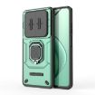 Realme 12 5G Green Shockproof Phone Case with Holder - Camshield TPU+PC - 1