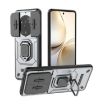 Realme 14 Pro 5G Grey Shockproof Phone Case with Holder - Camshield TPU + PC - 1
