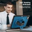 iPad Pro 13 2024 Honeycomb Grip Turntable Stand Case - Navy Blue - 2