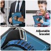iPad Pro 13 2024 Honeycomb Grip Turntable Stand Case - Navy Blue - 8